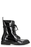 Rhude Rhanger Leather Combat Boots In Multi