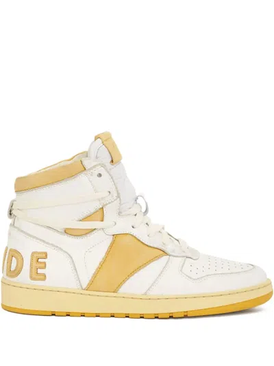 Rhude Rhecess Hi High-top Sneakers In White