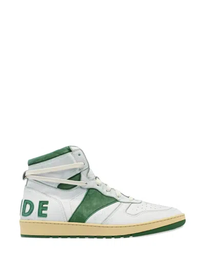 Rhude Rhecess Hi-tops Sneakers In White