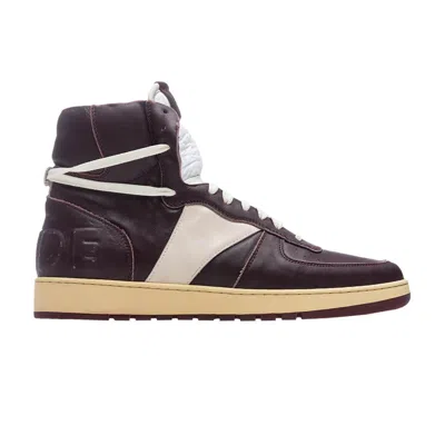 Pre-owned Rhude Rhecess High 'maroon' In Red
