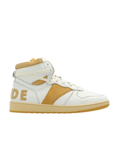Rhude Rhecess High-top Sneakers In Nude