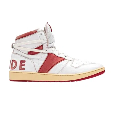 Pre-owned Rhude Rhecess High 'white Red'