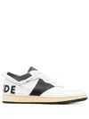 Rhude Rhecess Leather Sneakers In White