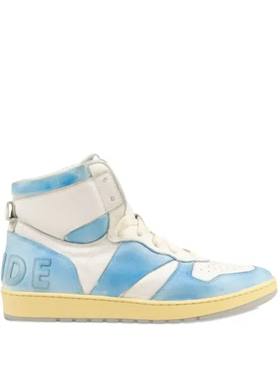 Rhude Rhecess "white" Sneakers In Blue