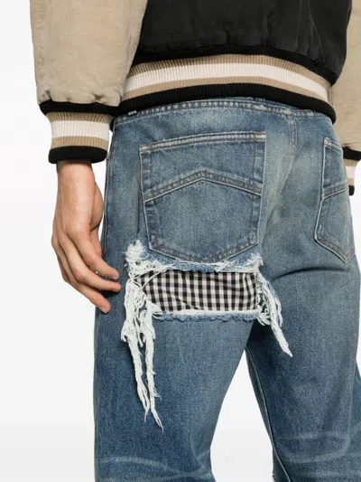 Rhude Boxer Denim In Blue