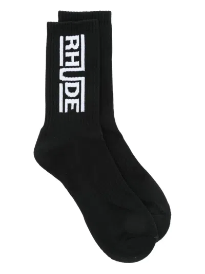 Rhude Champions Logo Socks