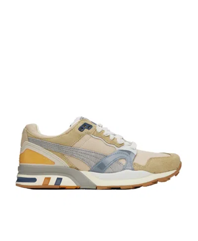 Rhude Rhuigi X Puma Joint Shoe Tongue Logo Low Upper Shoes In Nude