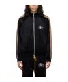 Rhude Right-collar Zipper Casual Jacket In Black