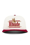 RHUDE ROSSA STRUCTURED HAT