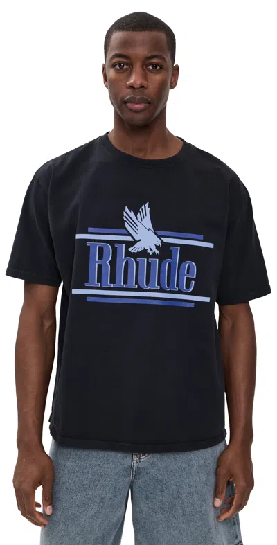 Rhude Rossa Cotton T-shirt In Black
