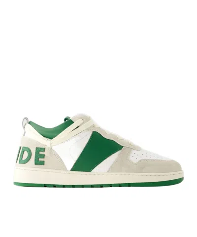 Rhude Round Head Low Upper Board Shoes In White