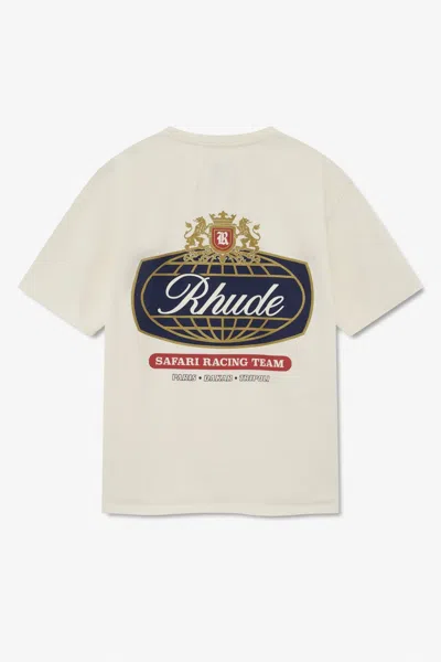 Rhude Safari Crest T Shirt In Neutral
