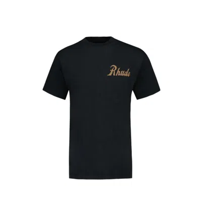 Rhude Sales And Service T-shirt - Cotton - Black