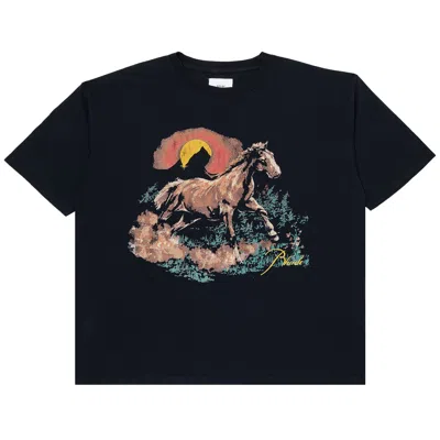 Pre-owned Rhude Santo Tee 'vintage Black'