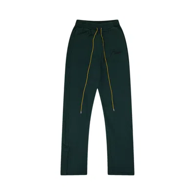 Pre-owned Rhude Script Logo Sweatpants 'green' | Men's Size S