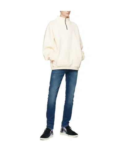Rhude Semi-zipper Hoodie In Panna