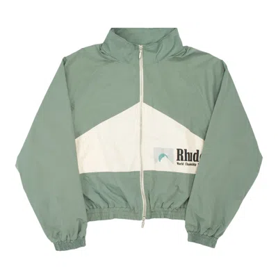 Pre-owned Rhude Senna Flight Jacket 'ivory/sage' | White | Men's Size S