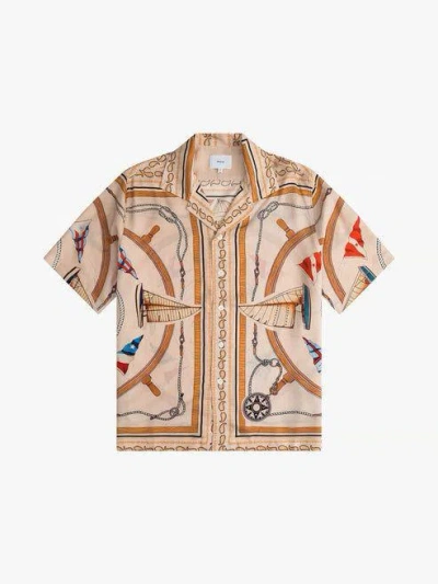 Rhude Nautica Silk Shirt In 0108 Multi