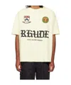 Rhude White Runway Script T-shirt In White