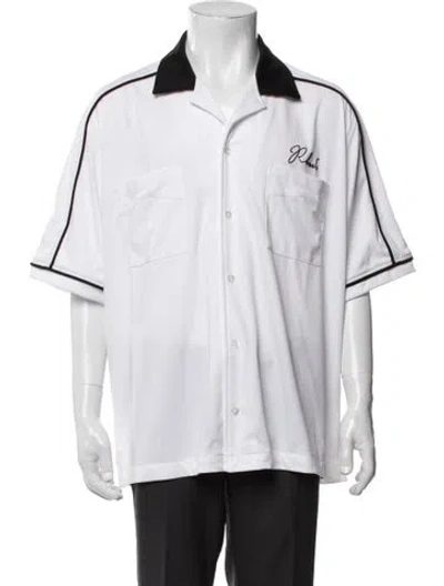 Pre-owned Rhude Short Sleeve Shirt In White