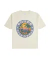 Rhude Short-sleeved T-shirt In White