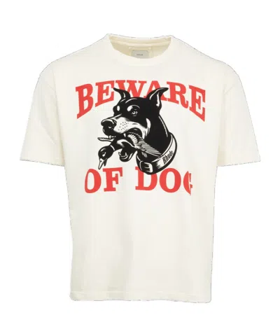 Rhude Short-sleeved T-shirt In White