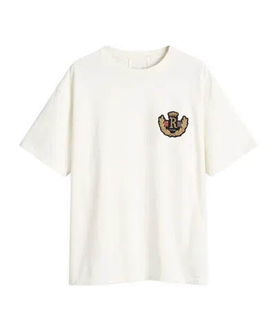 Rhude Short-sleeved T-shirt In White