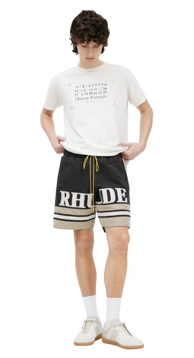 Rhude Shorts With Logo In Multi