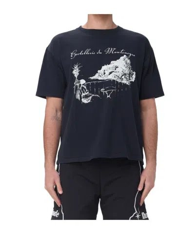 Rhude Short-sleeve T-shirt In Black