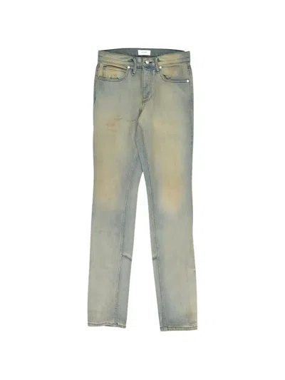 Rhude Skinny-fit Jeans In Blue
