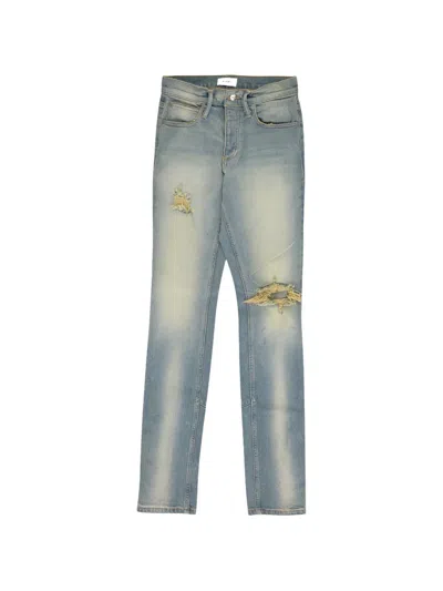 Rhude Skinny-fit Jeans In Blue