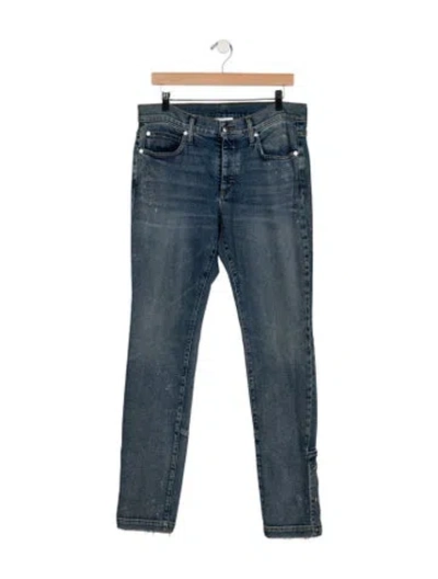 Pre-owned Rhude Slim Fit Jeans In Blue