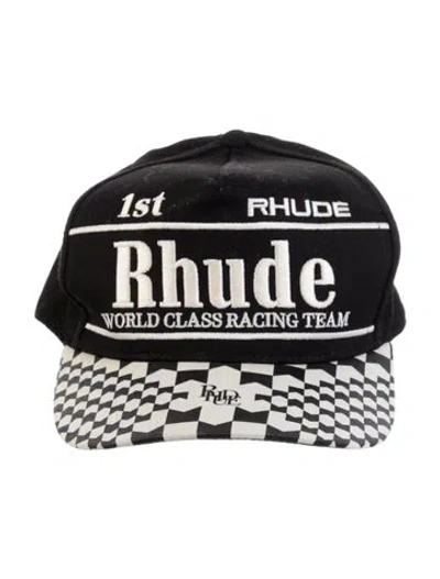 Pre-owned Rhude Snapback Cap In Black