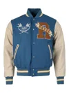 Rhude Sparrow Bomber Jacket In Blue