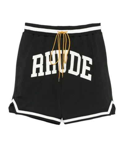 Rhude Sports Shorts In Black