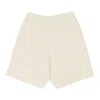 Rhude Ssense Exclusive Script Shorts Cream Shorts In Beige