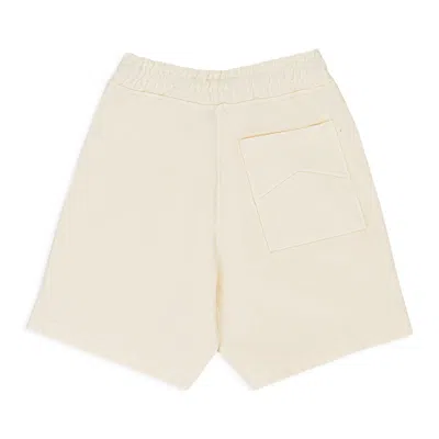 Rhude Ssense Exclusive Script Shorts Cream Shorts In Beige