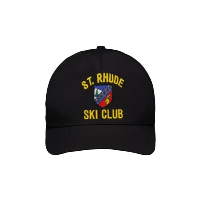 Pre-owned Rhude St.  Nylon Structure Hat 'black' | Men's Size Onesize