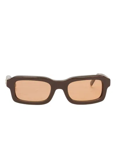 Rhude Steve Frame Sunglasses In Brown