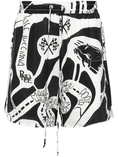 RHUDE RHUDE STRADA SILK SHORT