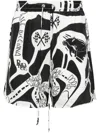 RHUDE RHUDE STRADA SILK SHORT CLOTHING