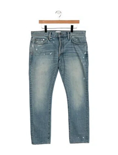Pre-owned Rhude Straight-leg Jeans In Blue