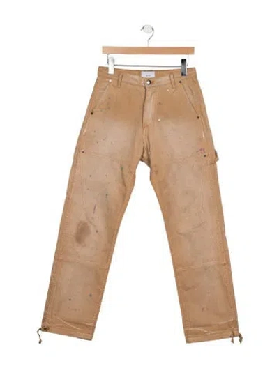 Pre-owned Rhude Straight-leg Jeans W/ Tags In Neutrals