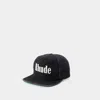 RHUDE STRUCTURED 1 CAP - RHUDE - COTTON - BLACK