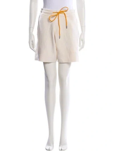 Pre-owned Rhude Supima Cotton Mini Shorts In Neutral