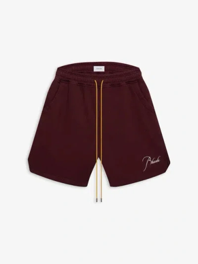 Pre-owned Rhude Sweat Shorts In Red
