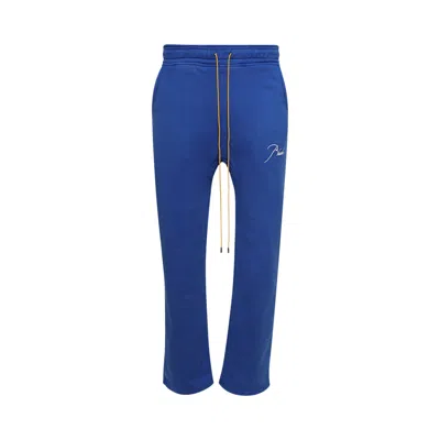 Pre-owned Rhude Sweatpant 'vintage Cobalt Blue'