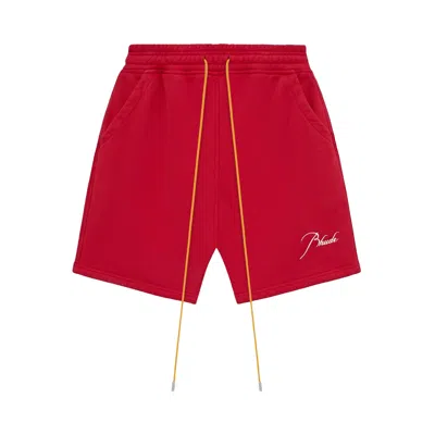 Pre-owned Rhude Sweatshort 'red' | Men's Size L
