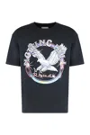 Rhude Notting Hill Eagle Graphic T-shirt In Black