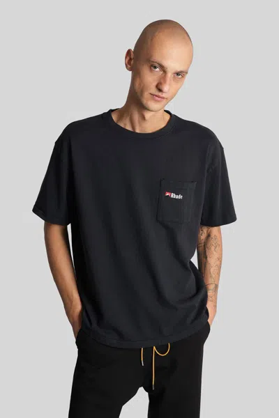 Rhude T-shirt In Black
